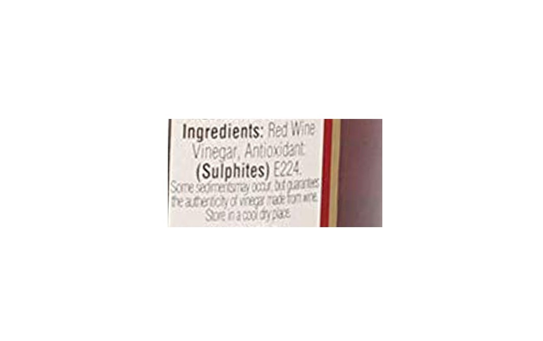 Colavita Red Wine Vinegar    Glass Bottle  500 millilitre